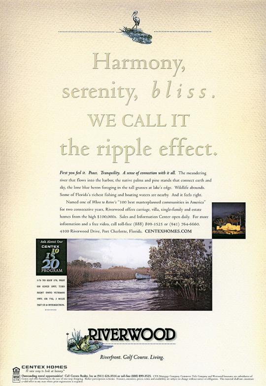 Riverwood Newspaper Campaign - "Ripple Effect"